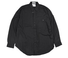 画像1: Deadstock Goouch Rayon L/S Shirt Black (1)