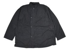 画像1: Deadstock Us GI Sleeping Shirt Black Overdye アメリカ軍 スリーピングシャツ (1)