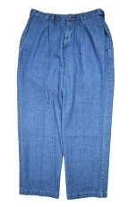 画像1: Used Haggar Tuck Denim Trouser (1)