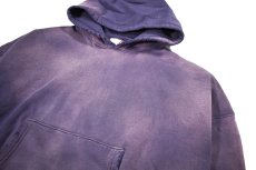 画像2: MOOJI MOOJI US Oversize Crop Hoodie Aged Purple (2)