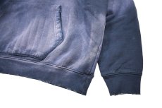 画像3: MOOJI MOOJI US Oversize Crop Hoodie Aged Navy Indigo (3)