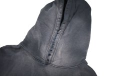 画像4: MOOJI MOOJI US Oversize Crop Hoodie Aged Black (4)