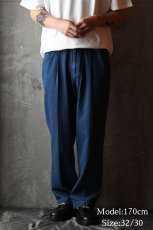 画像6: Used Haggar Tuck Denim Trouser (6)