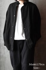 画像5: Deadstock Us GI Sleeping Shirt Black Overdye アメリカ軍 スリーピングシャツ (5)