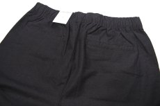 画像4: Calvin Klein Linen Easy Pants Black カルバンクライン (4)