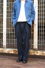 画像2: Porter Classic Classic Denim Gene Kelly Pants Navyポータークラシック (2)