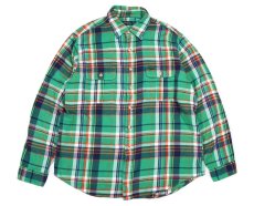 画像1: Used Ralph Lauren Flannel Shirt ラルフローレン (1)