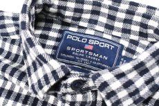 画像4: Used Polo Sport Flannel Shirt ラルフローレン (4)