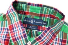 画像4: Used Ralph Lauren Plaid Pattern Shirt "Blake" ラルフローレン (4)