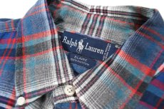 画像4: Used Ralph Lauren Plaid Pattern Shirt "Blaire" ラルフローレン (4)