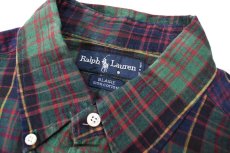 画像4: Used Ralph Lauren Plaid Pattern Shirt "Blaire" ラルフローレン (4)