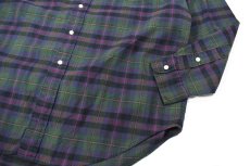 画像3: Used Ralph Lauren Plaid Pattern Shirt "Blaire" ラルフローレン (3)