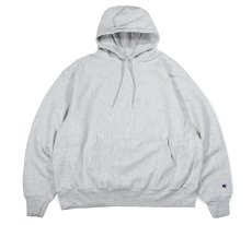 画像1: Used Champion Reverse Weave Pullover Sweat Hoodie Grey (1)