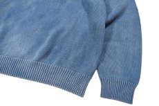 画像3: Used Chaps Crew Neck Knit Indigo Dye (3)