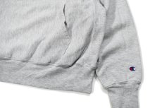 画像3: Used Champion Reverse Weave Pullover Sweat Hoodie Grey (3)