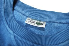 画像4: Used Lacoste Crew Pique Sweat Indigo Dye made in France (4)