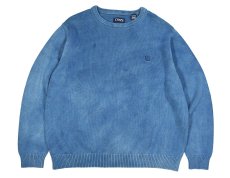 画像1: Used Chaps Crew Neck Knit Indigo Dye (1)