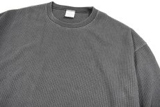 画像2: SEABEES Light Weight Thermal Crew Pigment Black (2)