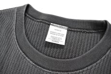 画像4: SEABEES Light Weight Thermal Crew Pigment Black (4)