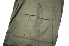 画像6: 60s Deadstock Us Army Cotton Poplin Non Rip Jungle Fatigue Pants Olive (6)