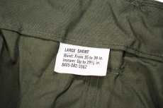 画像8: 60s Deadstock Us Army Cotton Poplin Non Rip Jungle Fatigue Pants Olive (8)