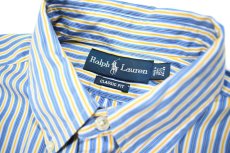 画像4: Used Ralph Lauren Stripe Shirt "Classic Fit" ラルフローレン (4)