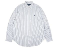 画像1: Used Ralph Lauren Stripe Shirt "Classic Fit" ラルフローレン (1)