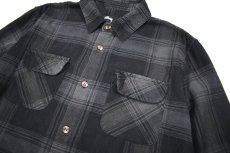 画像2: Used Stussy Plaid Pattern Box Cut Flannel Shirt (2)