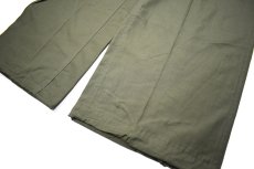 画像3: 60s Deadstock Us Army Cotton Poplin Non Rip Jungle Fatigue Pants Olive (3)