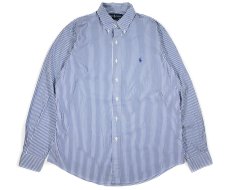 画像1: Used Ralph Lauren Stripe Shirt "Custom Fit" ラルフローレン (1)