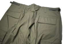 画像5: 60s Deadstock Us Army Cotton Poplin Non Rip Jungle Fatigue Pants Olive (5)