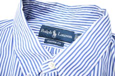 画像4: Used Ralph Lauren Stripe Shirt "Custom Fit" ラルフローレン (4)