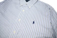 画像2: Used Ralph Lauren Stripe Shirt "Classic Fit" ラルフローレン (2)