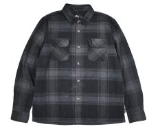 画像1: Used Stussy Plaid Pattern Box Cut Flannel Shirt (1)