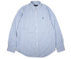 画像1: Used Ralph Lauren Stripe Shirt ラルフローレン (1)