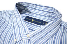 画像4: Used Ralph Lauren Stripe Shirt ラルフローレン (4)