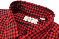 画像4: Used L.L.Bean Plaid Pattern Allagash Flannel Shirt (4)