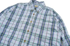 画像2: Used L.L.Bean Plaid Pattern B/D Shirt (2)