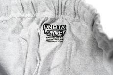 画像6: ONEITA 13oz Heavy Weight Garment Wash Sweat Pants Ash (6)