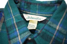 画像4: Used St John's Bay Flannel Shirt made in USA (4)