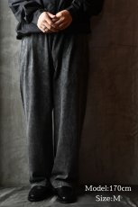 画像7: ONEITA 13oz Heavy Weight Chemical Wash Sweat Pants Chemical Black (7)