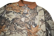 画像2: Deadstock Realtree Camo L/S Polo Shirt (2)