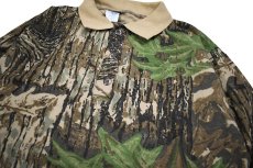 画像2: Deadstock Realtree Camo L/S Polo Shirt (2)