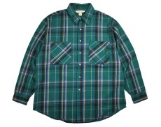 画像1: Used St John's Bay Flannel Shirt made in USA (1)