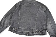 画像5: Used Levi's 70506 Denim Trucker Jacket Black made in USA リーバイス (5)