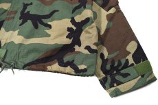 画像3: Used Us Army Chemical Protective Coat Woodland Camo (3)