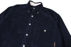 画像2: Used Timberland Corduroy Shirt Navy (2)