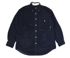 画像1: Used Timberland Corduroy Shirt Navy (1)