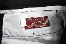 画像5: Used Levi's Action Slacks Black リーバイス (5)