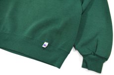 画像3: Used Russell Athletic Blank Sweat Shirt Green made in USA (3)